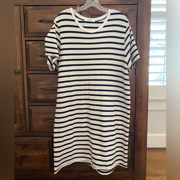 perfectwhitetee blue and white stripe t-shirt dress - worn once maybe not at all - Picture 2 of 8
